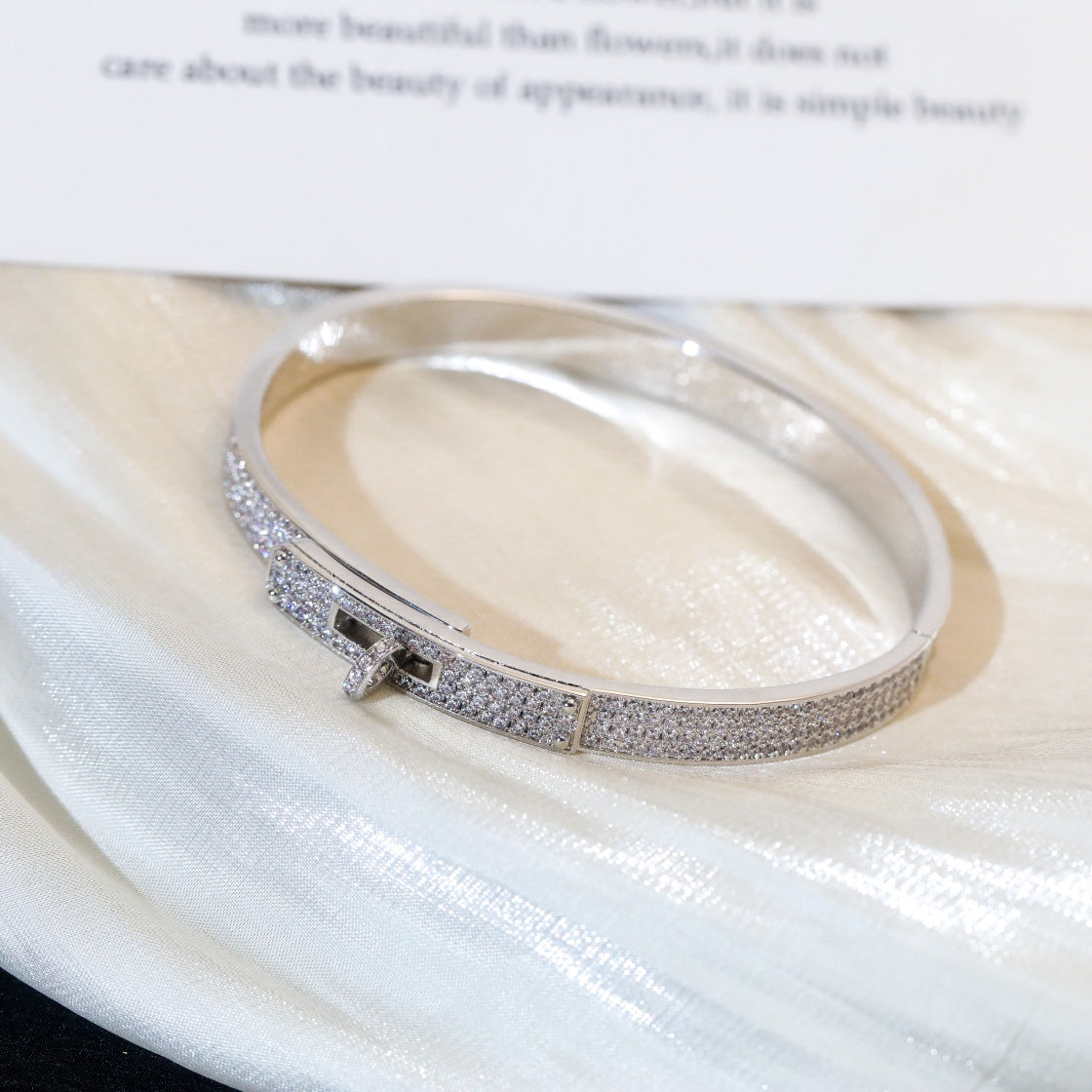 [Sophire Jewelry ]KELLY BRACELET DIAMOND PAVED