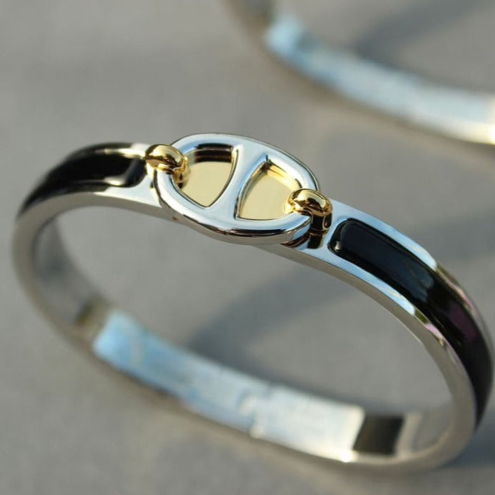 [Sophire Jewelry ]CLIC CHAINE SILVER BRACELET