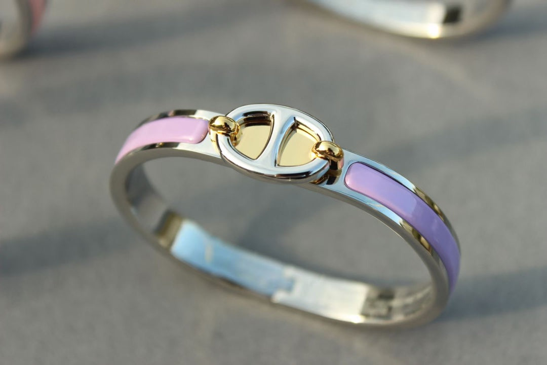 [Sophire Jewelry ]CLIC CHAINE SILVER BRACELET