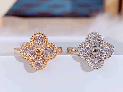 [Sophire Jewelry ]CLOVER DIAMOND RING