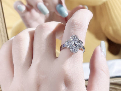 [Sophire Jewelry ]CLOVER DIAMOND RING