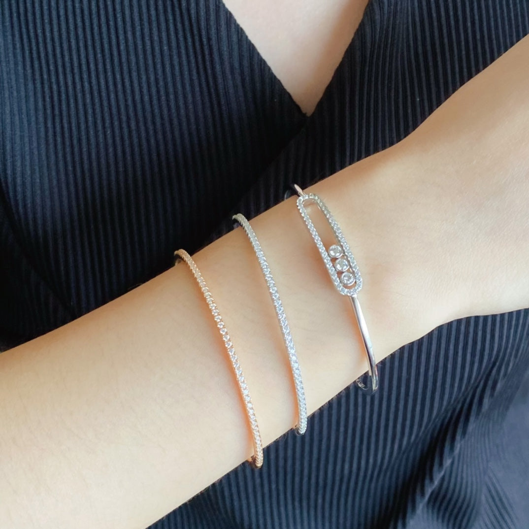 [Sophire Jewelry ]MINI DIAMOND TENNIS BRACELET