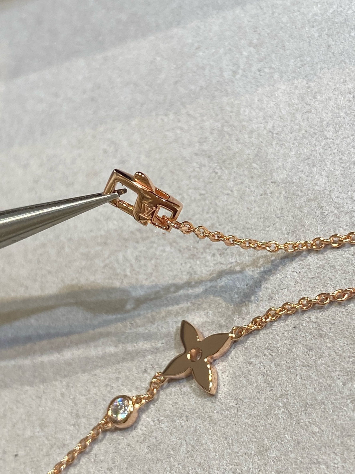 [Sophire Jewelry ]STAR DIAMOND PINK GOLD BRACELET