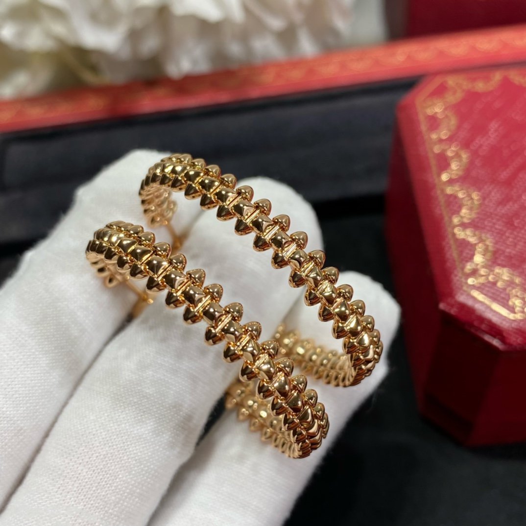 [Sophire Jewelry ]CLASH LARGE HOOP EARRINGS