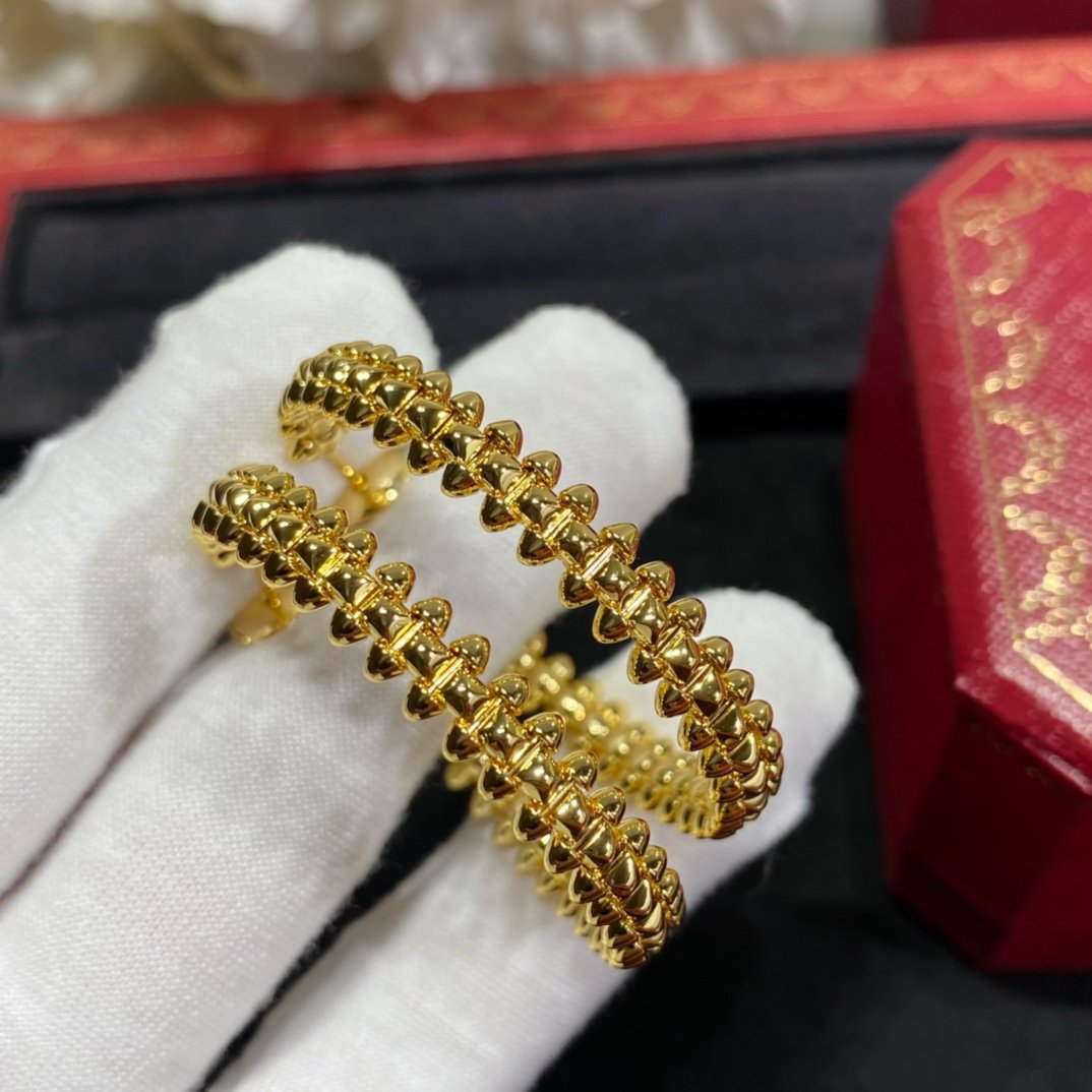 [Sophire Jewelry ]CLASH LARGE HOOP EARRINGS