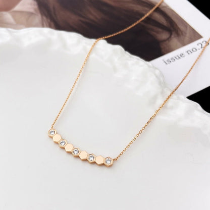 [Sophire Jewelry ]BEE MY LOVE DIAMOND NECKLACE