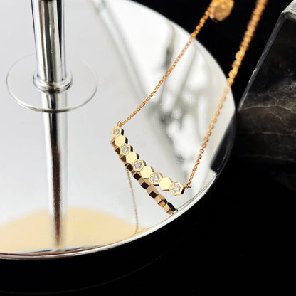[Sophire Jewelry ]BEE MY LOVE DIAMOND NECKLACE