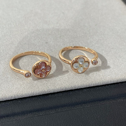[Sophire Jewelry ]SUN 1 DIAMOND PINK MOP RING