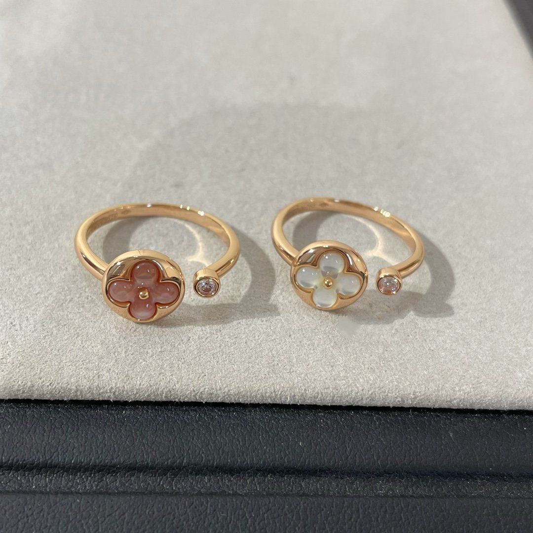 [Sophire Jewelry ]SUN 1 DIAMOND PINK MOP RING