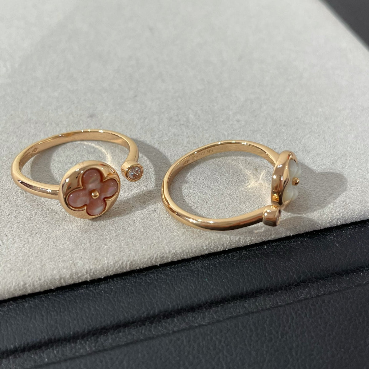[Sophire Jewelry ]SUN 1 DIAMOND PINK MOP RING