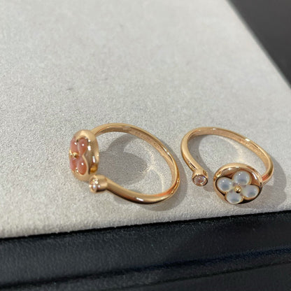 [Sophire Jewelry ]SUN 1 DIAMOND PINK MOP RING