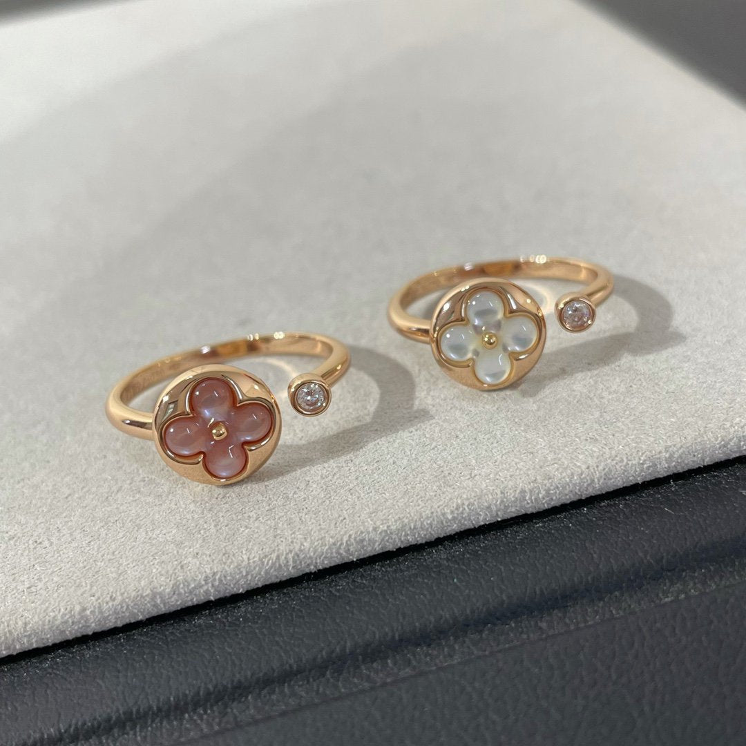 [Sophire Jewelry ]SUN 1 DIAMOND PINK MOP RING