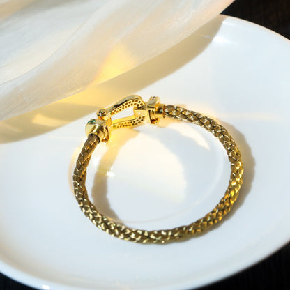 [Sophire Jewelry ]FORCE 10 GOLD GREEN DIAMOND PAVED
