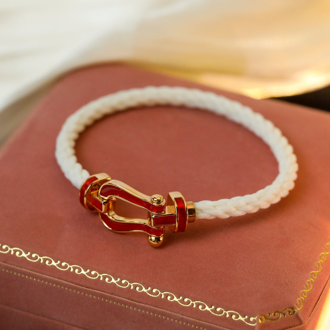 [Sophire Jewelry ]FORCE 10 WHITE TEXTILE DIAMOND PAVED
