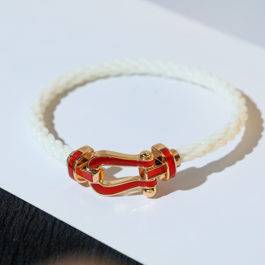 [Sophire Jewelry ]FORCE 10 WHITE TEXTILE DIAMOND PAVED