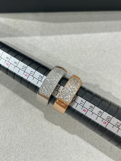 [Sophire Jewelry ]LIENS EVIDENCE  DIAMOND PAVED RING