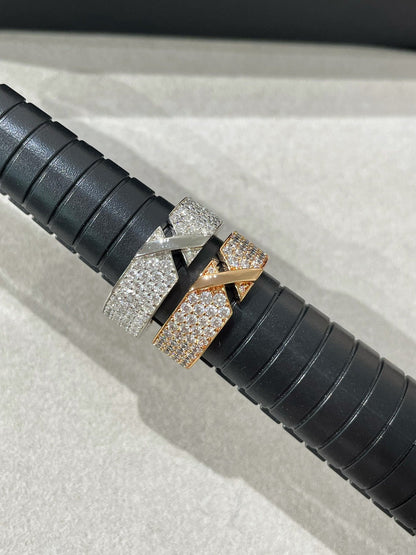 [Sophire Jewelry ]LIENS EVIDENCE  DIAMOND PAVED RING