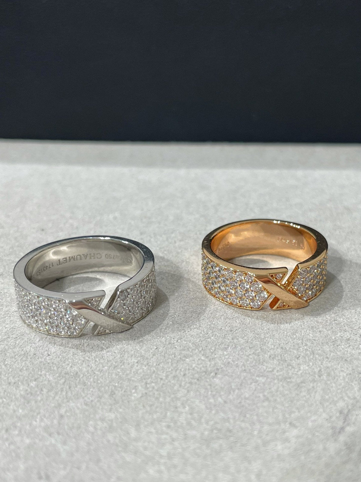 [Sophire Jewelry ]LIENS EVIDENCE  DIAMOND PAVED RING