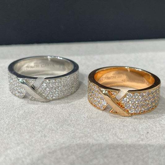 [Sophire]LIENS EVIDENCE  DIAMOND PAVED RING