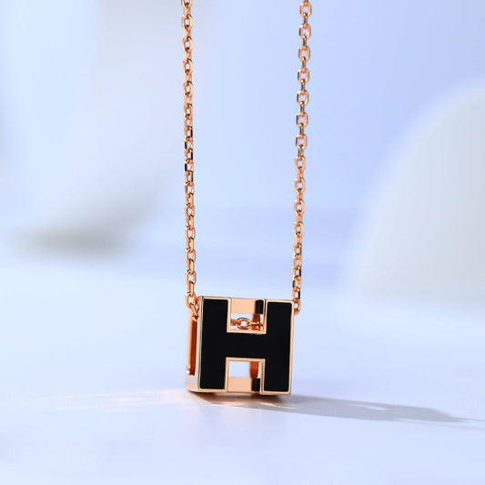 [Sophire]H CAGE ROSE GOLD NECKLACE
