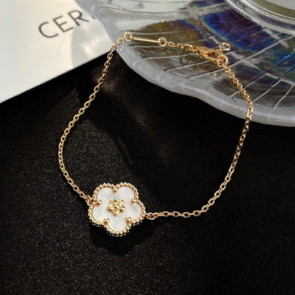 [Sophire Jewelry ]LUCKY SPRING ROSE GOLD MOP BRACELET