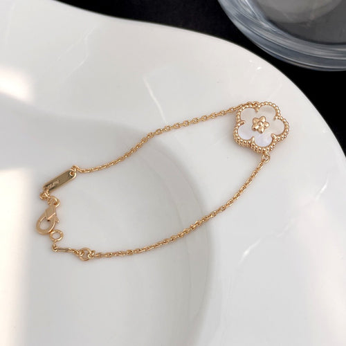 [Sophire Jewelry ]LUCKY SPRING ROSE GOLD MOP BRACELET