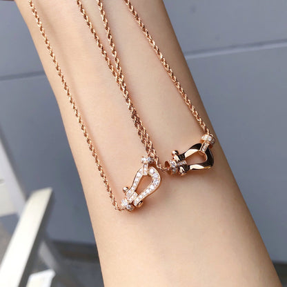 [Sophire Jewelry ]FORCE 10 PINK GOLD DIAMOND NECKLACE