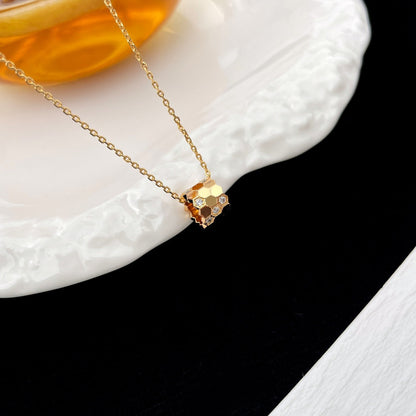 [Sophire Jewelry ]BEE MINI PEDANT DIAMOND NECKLACE
