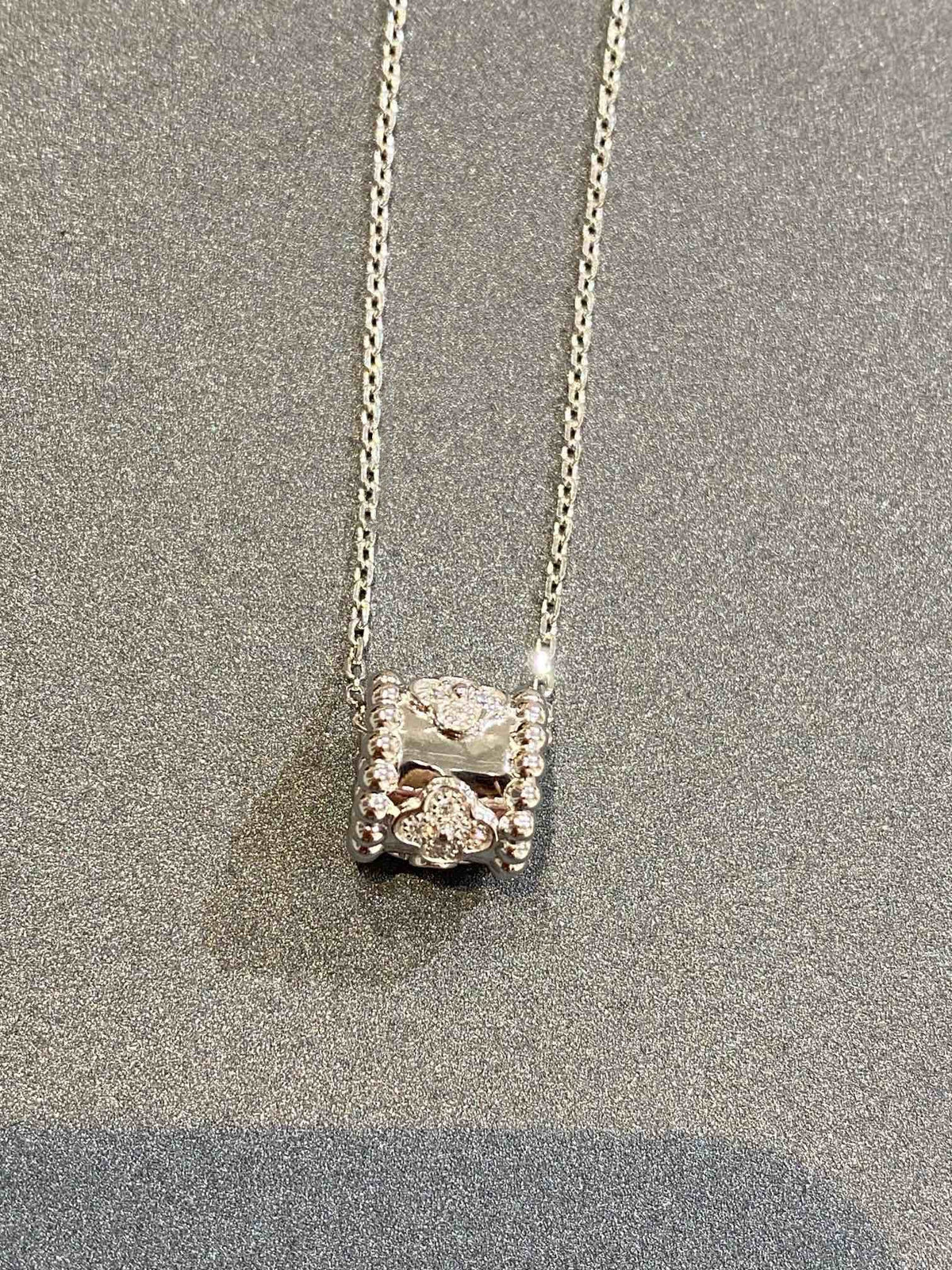 [Sophire Jewelry ]PERLEE PEDANT SIVLER DIAMOND NECKLACE