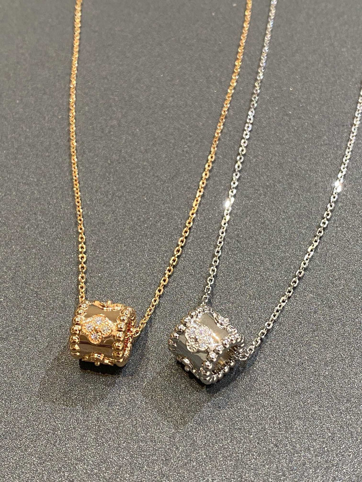 [Sophire Jewelry ]PERLEE PEDANT SIVLER DIAMOND NECKLACE