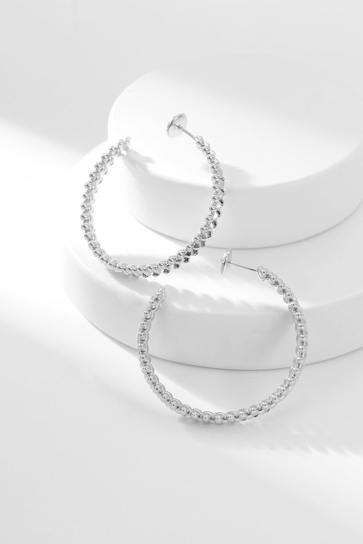 [Sophire Jewelry ]CLASH HOOP EARRINGS