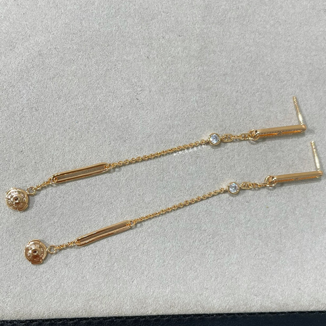 [Sophire Jewelry ]CHAINE CHAOS DIAMOND DROP EARRINGS