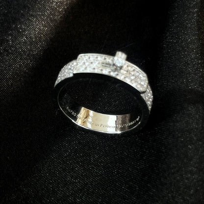 [Sophire Jewelry ]KELLY SILVER DIAMOND RING