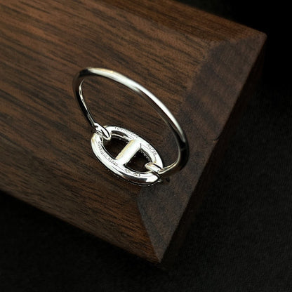 [Sophire Jewelry ]RONDE SMALL SILVER DIAMOND RING