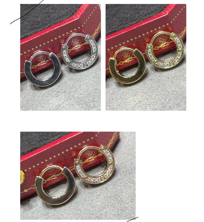 [Sophire Jewelry ]LOVE DIAMOND EARRINGS