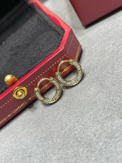 [Sophire Jewelry ]LOVE DIAMOND EARRINGS