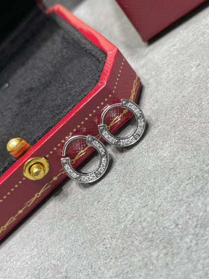 [Sophire Jewelry ]LOVE DIAMOND EARRINGS