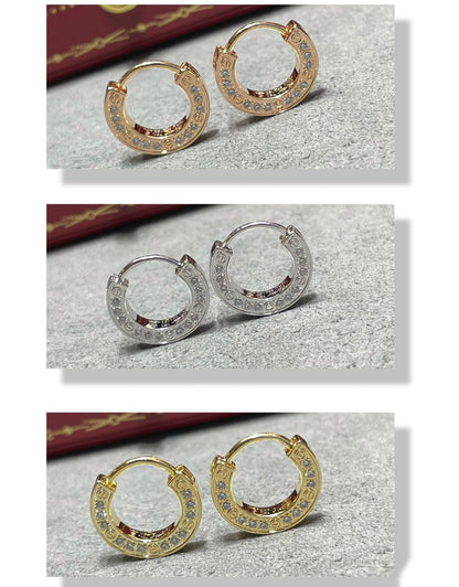 [Sophire Jewelry ]LOVE DIAMOND EARRINGS