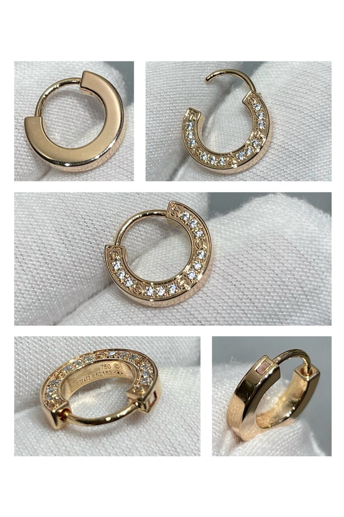 [Sophire Jewelry ]LOVE DIAMOND EARRINGS