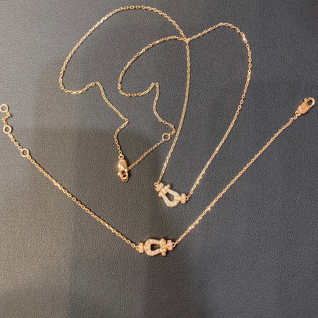 [Sophire Jewelry ]FORCE 10 DIAMOND PINK GOLD NECKLACE MINI MODEL