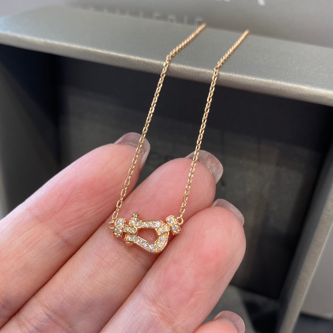 [Sophire Jewelry ]FORCE 10 DIAMOND PINK GOLD NECKLACE MINI MODEL