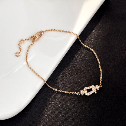 [Sophire Jewelry ]FORCE 10 FULL DIAMOND BUCKLE CHAIN LINK MINI MODEL