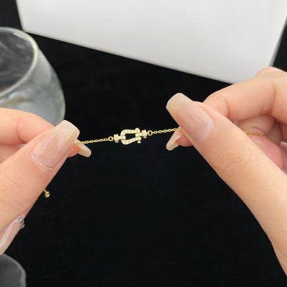 [Sophire Jewelry ]FORCE 10 FULL DIAMOND BUCKLE CHAIN LINK MINI MODEL