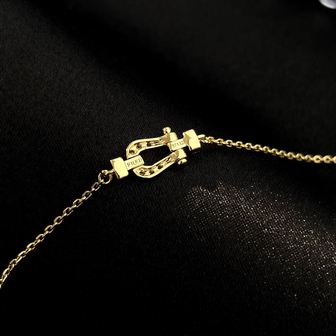 [Sophire Jewelry ]FORCE 10 FULL DIAMOND BUCKLE CHAIN LINK MINI MODEL