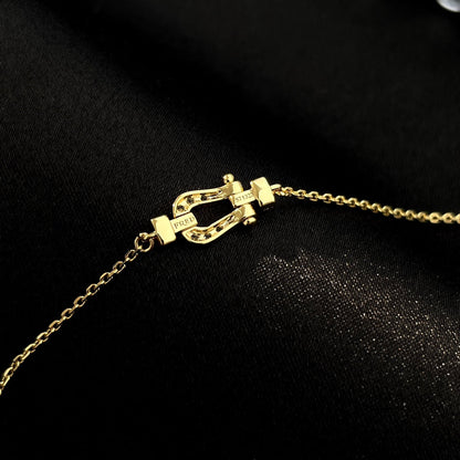 [Sophire Jewelry ]FORCE 10 FULL DIAMOND BUCKLE CHAIN LINK MINI MODEL