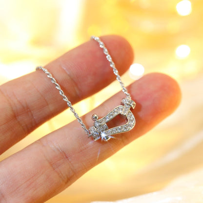 [Sophire Jewelry ]FORCE 10 DIAMOND SILVER NECKLACE MINI MODEL