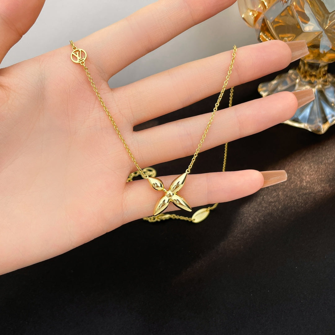 [Sophire Jewelry ]LOUISETTE GOLD NECKLACE