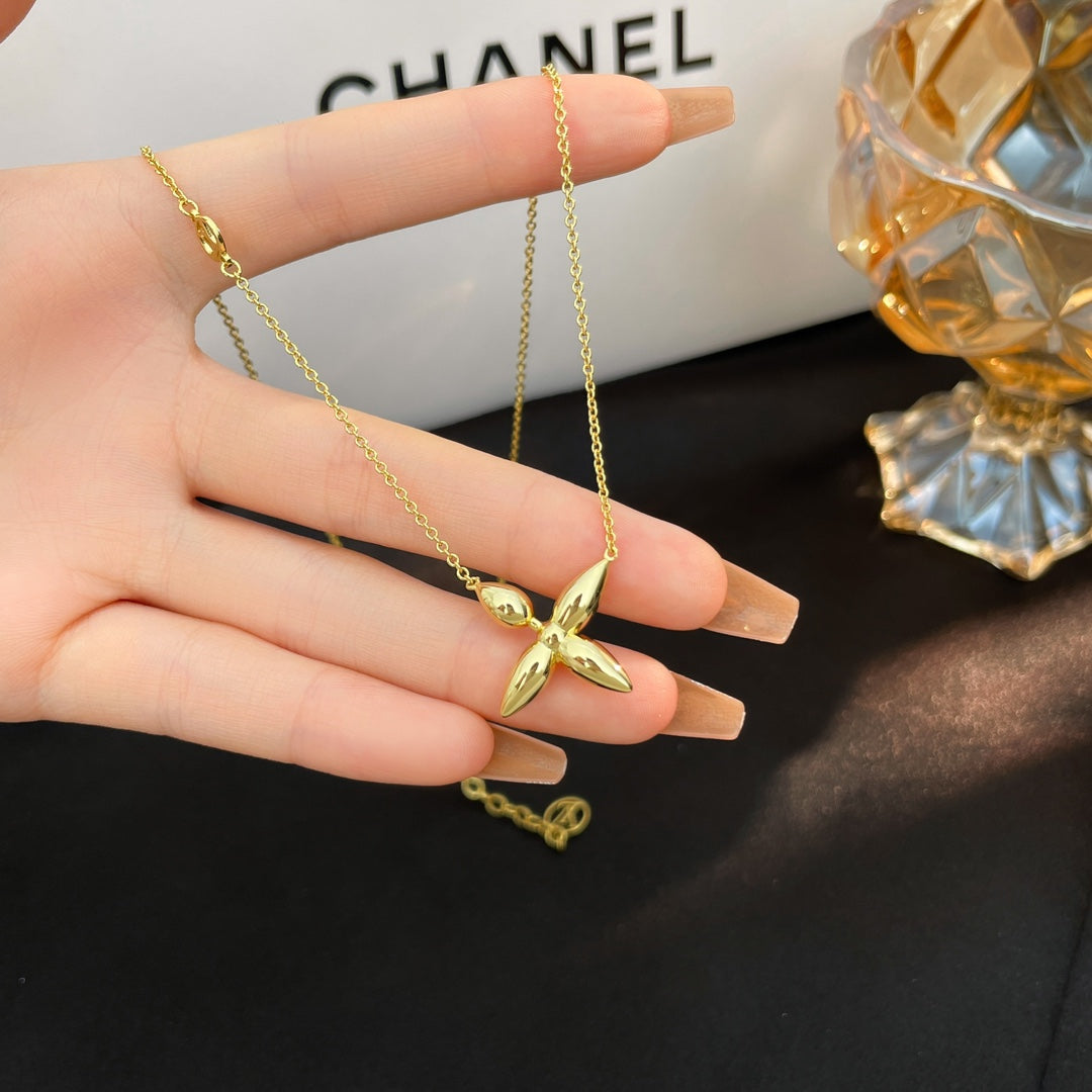 [Sophire Jewelry ]LOUISETTE GOLD NECKLACE