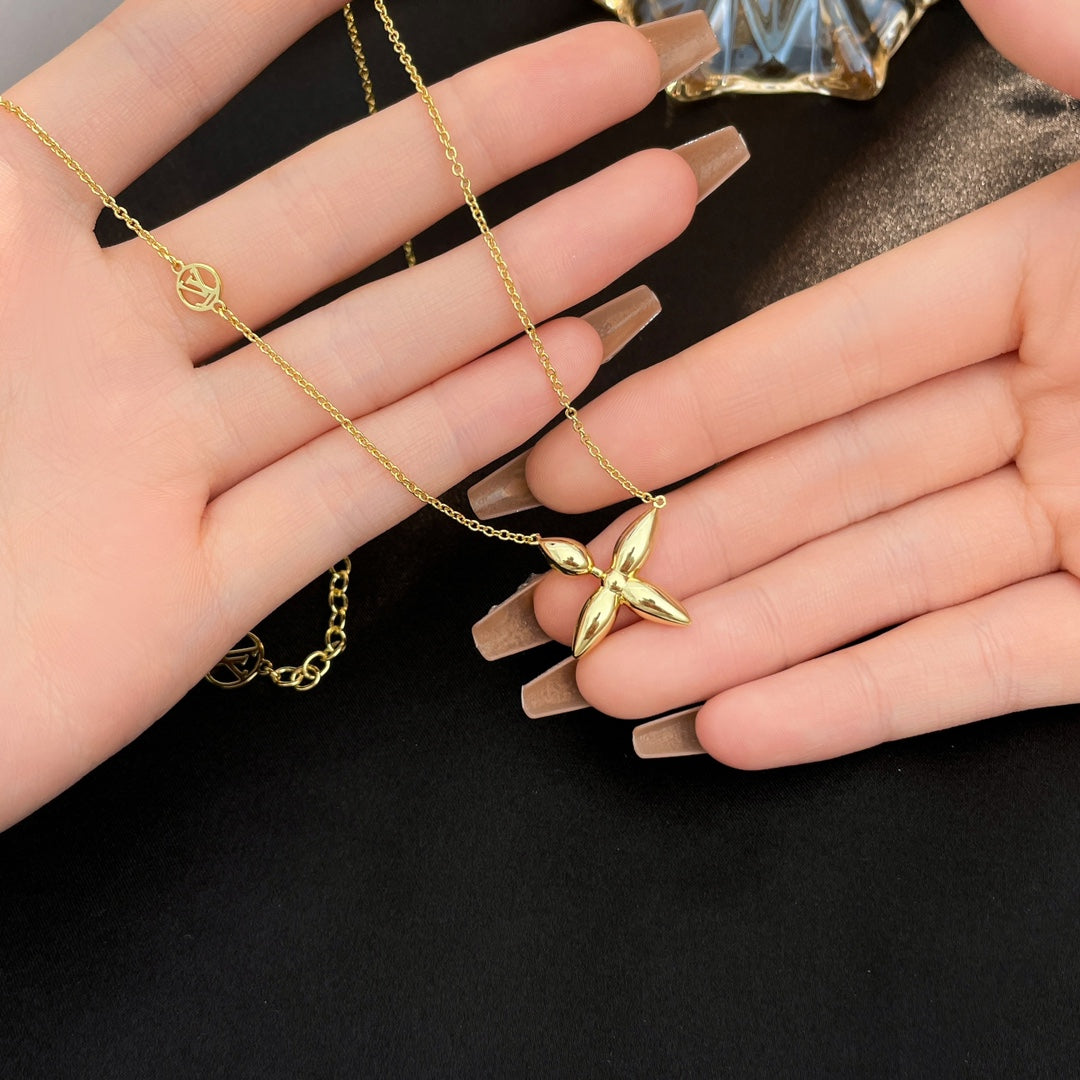 [Sophire Jewelry ]LOUISETTE GOLD NECKLACE