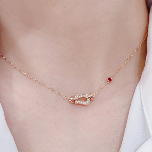 [Sophire Jewelry ]FORCE 10 DIAMOND PINK GOLD NECKLACE